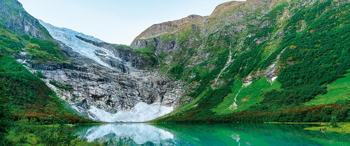 The Jostedalsbreen glacier